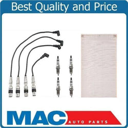 01-05 Jetta Beetle 2.0L Ignition Wires & Bosch Platinum Spark Plug + Air Filter