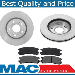 Rotores De Disco De Freno Delantero Y Pastillas Cerámicas Para Mitsubishi Galant 99 Al 05/2000