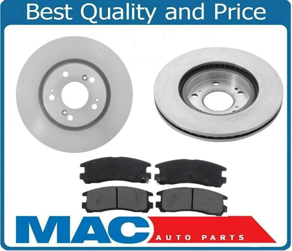 Rotores De Disco De Freno Delantero Y Pastillas Cerámicas Para Mitsubishi Galant 99 Al 05/2000