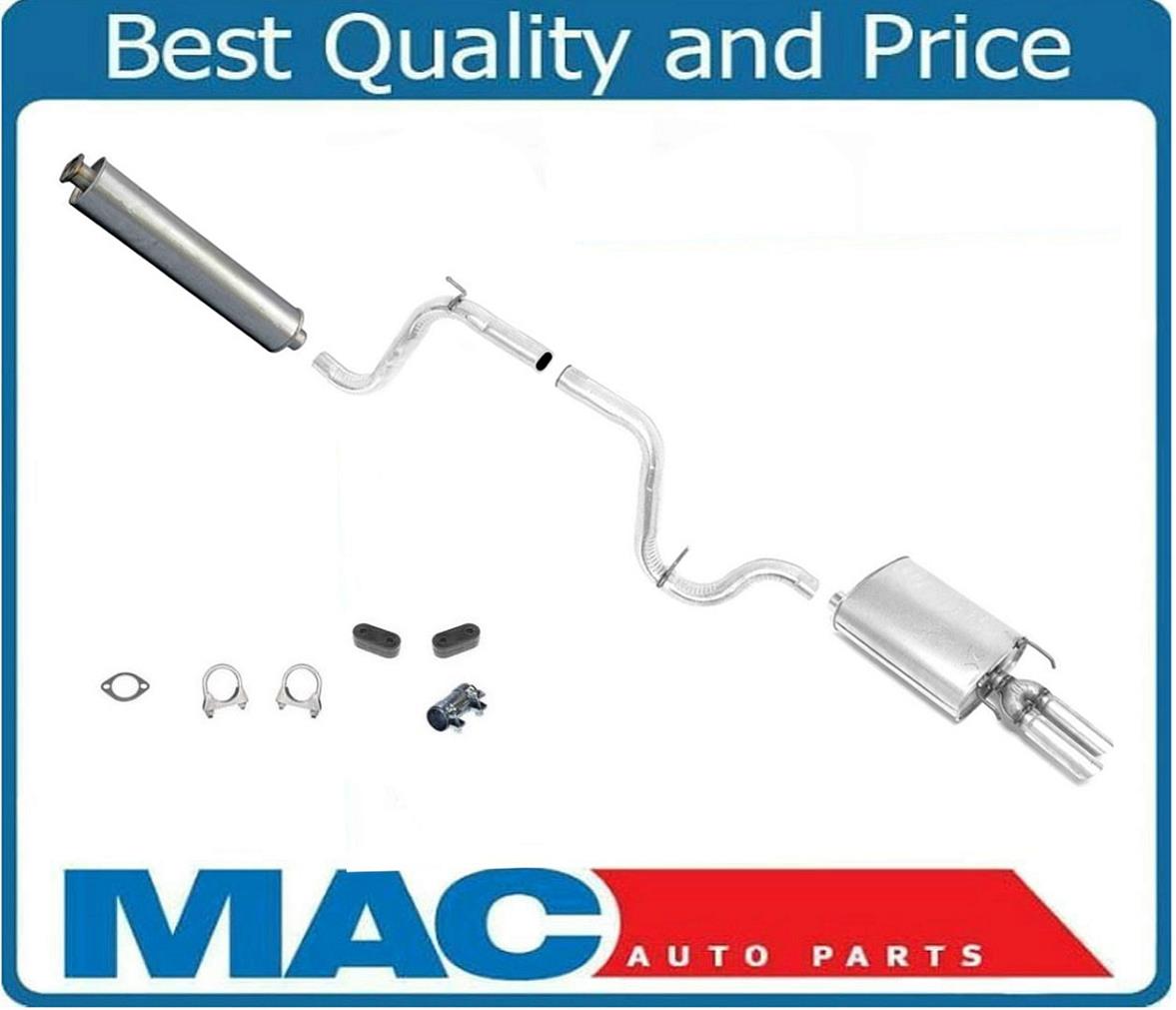 Sistema de escape con silenciador de doble punta para Buick Regal 3.8L 1997-2002 - Photo 2
