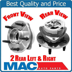 2 100% New Rear Wheel Bearing & Hub Assembly for 03-07 CTS Base 5 Stud Rear Hub