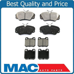 for 1997-2001 Catera Dash4 Ceramic Quiet Stop Front & Rear Brake Pads 2 Sets