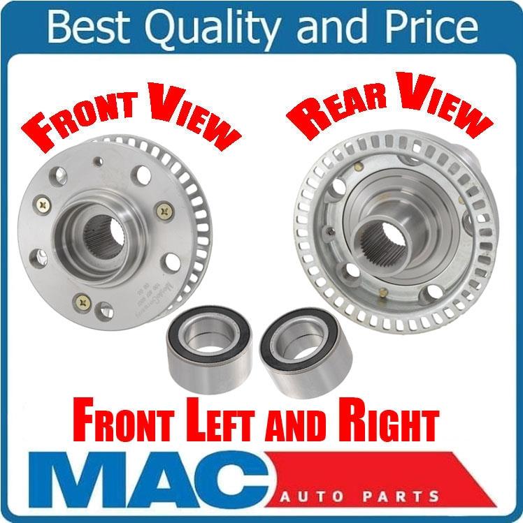 2 / Wheel Hub & Bearing 510003 PTC 63080K For 1998-2007 Beetle 99-05 Golf Front