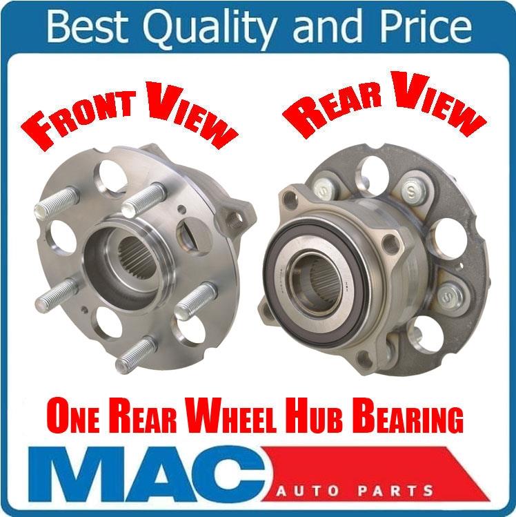 1  Rear Wheel Bearing Hub Assembly For 10-15 Crosstour All Wheel Drive