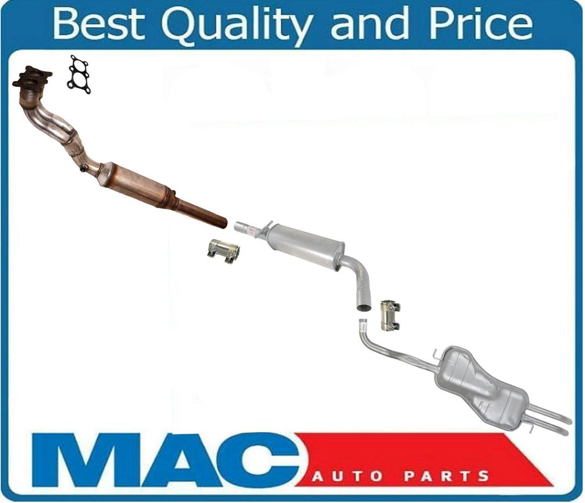 Full Exhaust System for VW Jetta 99-01 GL GLS 2.0L 13086 90786 90807