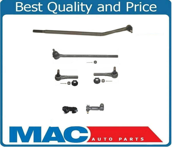 6 Pc Outer Tie Rods Drag Links Sleeves 89-90 Ford Bronco II 2 Wheel Drive