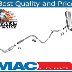 Complete Exhaust System MADE IN USA for Pontiac Grand Am 4 Bolt Flange 2.4L '99