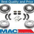 for 01-05 Grand Vitara Frt Brake Disc Rotors Pads Brake Drums Shoes Springs 7pc