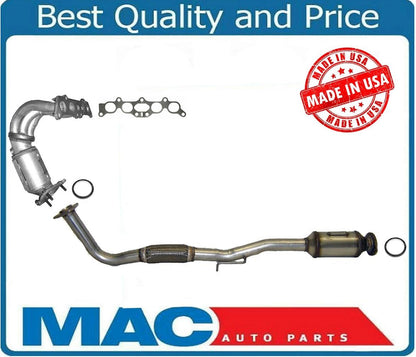 97-01 Toyota Camry 99-01 Solara Front & Rear Catalytic Converter Flex Pipe