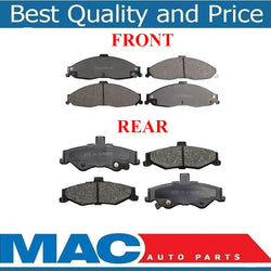 Front & Rear Ceramic Brake Pads for 1998-2002 CAMARO & FIREBIRD