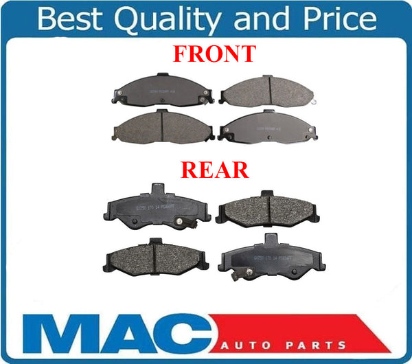 Front & Rear Ceramic Brake Pads for 1998-2002 CAMARO & FIREBIRD