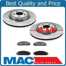 05-16 Chry 300 All Wheel Drive 345MM Front Disc Brake Rotor & Ceramic Brake Pads