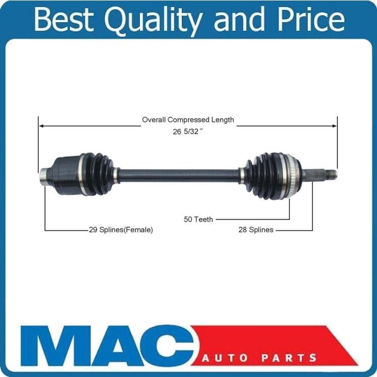 100% All New Front Right Axle for Honda Odyssey Front Wheel Drive 1999-2004