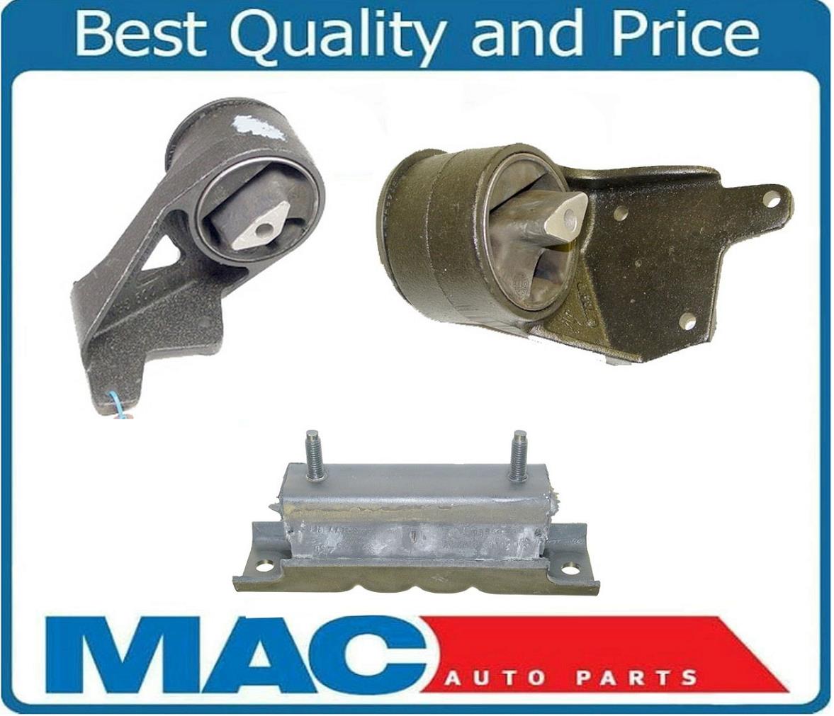 For Dodge Ram Pick Up 5.2L 94-01 1500 2500 3500 Engine & Transmission Mounts 3pc