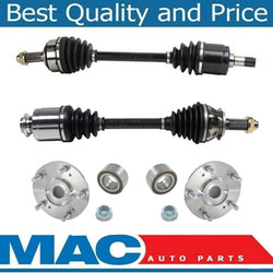Kit de cubo de rueda y ejes CV delanteros izquierdo y derecho para Acura TSX 2.4L 2004-2008