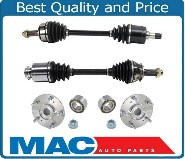 Kit de cubo de rueda y ejes CV delanteros izquierdo y derecho para Acura TSX 2.4L 2004-2008