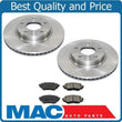 Front Brake Disc Rotors Ceramic Pads for Mazda 3 2.0L 14-16 Built in Mexico