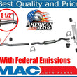 New Exhaust Pipe Muffler System for Nissan Rogue 08-13 With Federal Emiissions