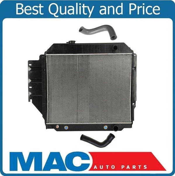 New Radiator W/ Hoses Improved Transmission Oil Cooler 92-96 E150 E250 4.9L