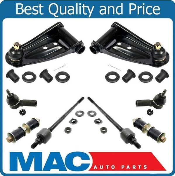 Front Upper Control Arms w Bushings Sway Bar Links Tie Rods Honda Accord 86-89