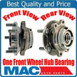 One Front Wheel Bearing Assembly 100% New for Nissan Murano 09-14 & Quest 11-17