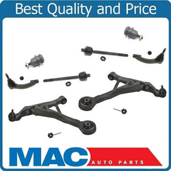 For 95-00 Stratus Lower Control Arms Upper Ball Joints Outer Tie Rod Ends 8pc