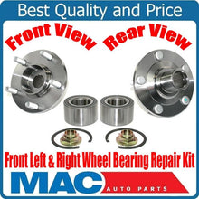 (2) New FRONT Wheel Bearing With Hub Kits for Mazda Speed 2.3L Turbo 06-07