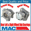 Rear Left & Right Wheel Hub Bearings for Nissan Sentra 07-12 2.0L 4 Wheel Abs