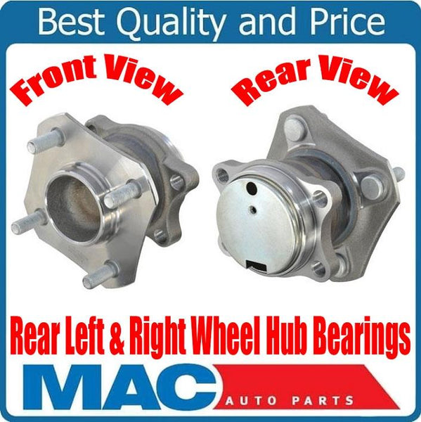 Rear Left & Right Wheel Hub Bearings for Nissan Sentra 07-12 2.0L 4 Wheel Abs