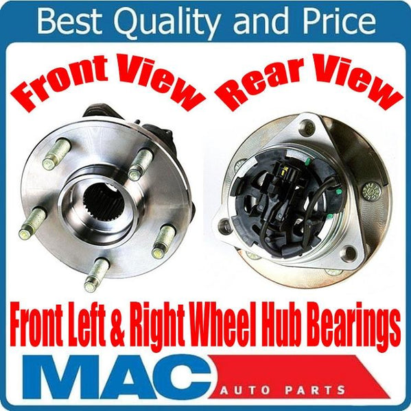 (2)  Wheel Bearing Hub F for 04-12 Malibu With 4 Wheel Anti Lock Brakes