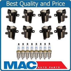 (8) Round Ignition Coil With A.C Iridium Spark Plugs 2007-2013 Tahoe