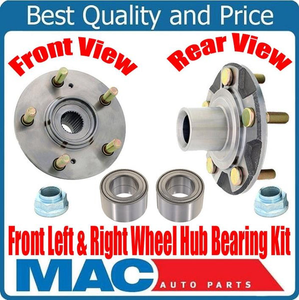 (2) New FRONT Wheel Bearing With Hub Kits for Acura 3.5RL 96-04 & 3.2TL 96-98