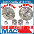 (2) New FRONT Wheel Bearing With Hub Kits For Honda FIT 2007 2008