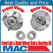 (2) New FRONT Wheel Bearing With Hub Kits for 2000-2004 Volvo S40 & V40