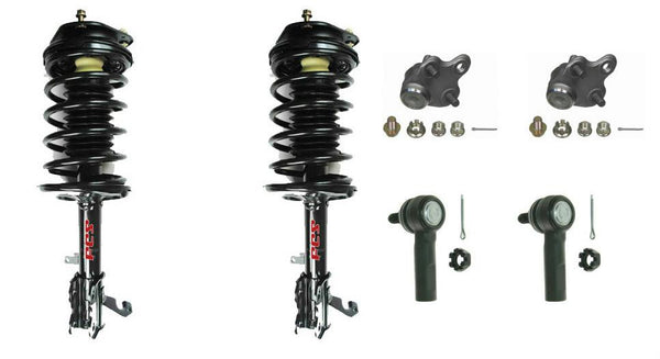 1332365L 1332365R 93-95 Prizm (2) F Spring Strut and Mount Tie Rods Ball Joints