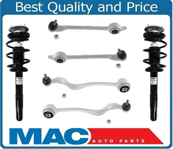 Front Complete Struts Lower Control Arms With Ball Joints For 01-03 BMW 525I