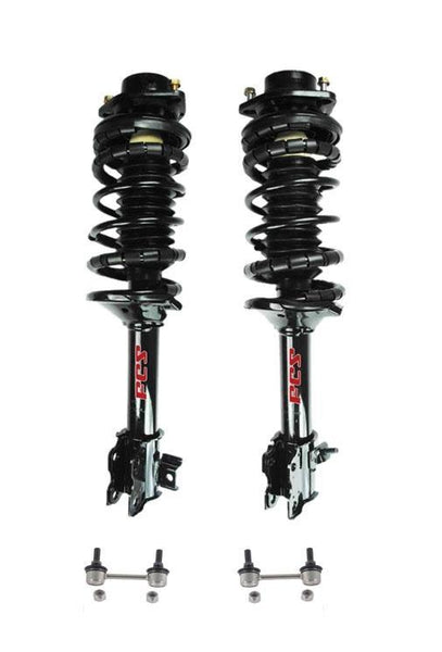 Rear Complete Spring Struts with Sway Bar Links for Nissan Altima 1993-1999