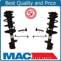 Fits Toyota Corolla 03-08 Front Complete Spring Struts Outer Tie Rods & links