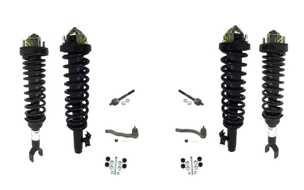 Civic 92-95 Barra estabilizadora de resorte completa delantera y trasera, varillas de amarre interiores y exteriores