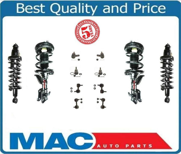Coil Spring Struts Tie Rods Ball Joints Sway Bar Links Honda Civic 03 2004 2005