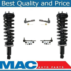 01-02 Sequoia F Coil Spring Strut and Mounts Outer Tie Rods Sway Bar Links 6Pc