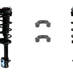 1331578L 1331578R (2) Soporte y soporte de resorte rápido trasero más eslabones de barra estabilizadora