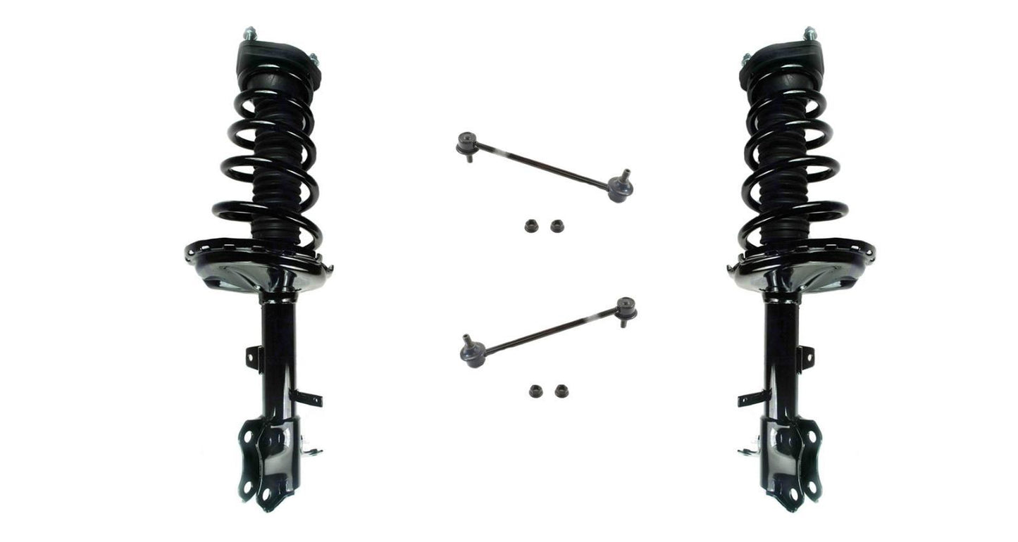 1612L 1612R (2) Rear Quick Spring Strut and Mount Plus Sway Bar Links RX330
