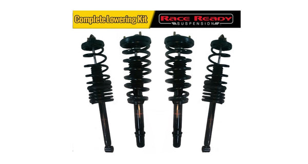 Front And Rear Complete Strut Assembly Lowering Kit Accord 98-02 2.3L & 3.0L