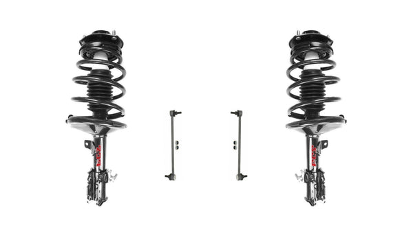 97-01 Camry 2.2 99-03 Solara (2) L &amp; R Soporte y soporte de resorte rápido delantero 4 piezas