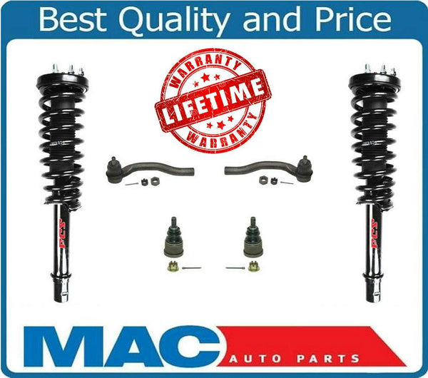 03-07 Fits Accord Front Coil Spring Strut and Mount Tie Rods Ball Joints