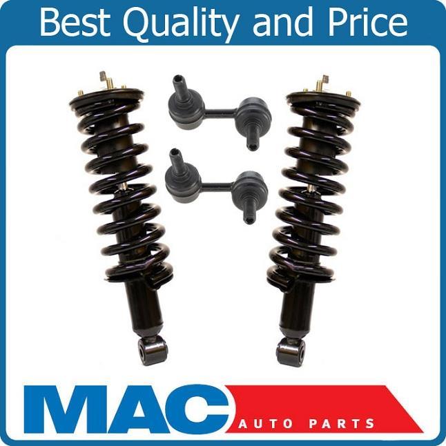 Enlaces de barra estabilizadora de resortes helicoidales completos para 05-13 Frontier 6cyl 4WD 4Pc