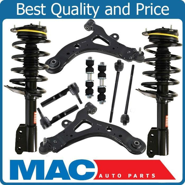 COIL SPRING STRUTS CONTROL ARM BALL JOINTS TIE RODS For Pontiac 01-05 AZTEK
