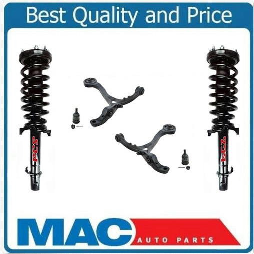 08-12 Accord V6 3.5L 4 Door Automatic D/S P/S 6Pc Control Arm Ball Joint Struts