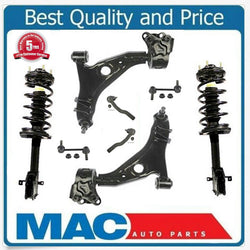 para 07-08 Edge AWD y FWD (2) F Conjunto completo de puntal de resorte helicoidal rápido 8 piezas